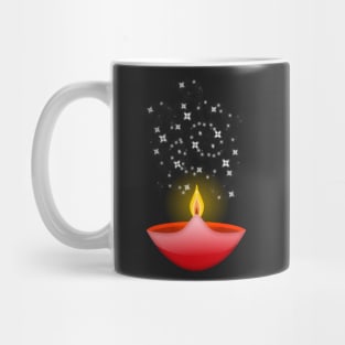 Contemporary Deepa for Diwali Mug